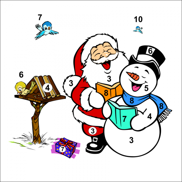 Spaßauflage Schneemann ca. 800x800mm